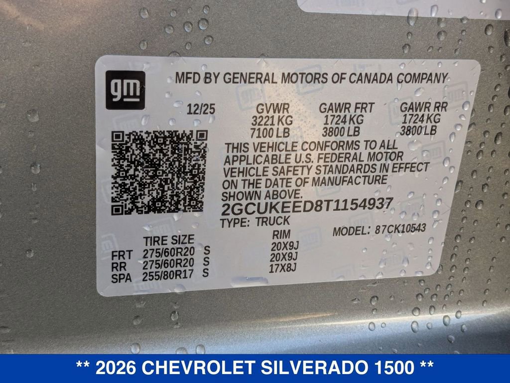 New 2026 Chevrolet Silverado 1500 RST w/ Protection Package image 37