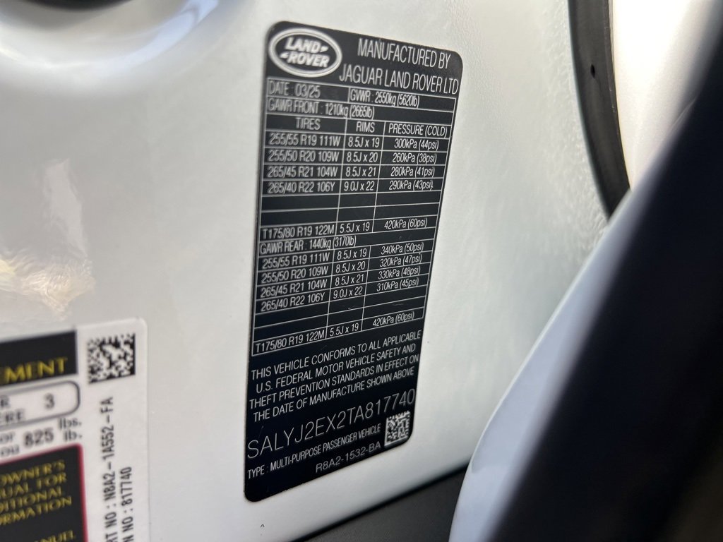 New 2026 Land Rover Range Rover Velar S image 30