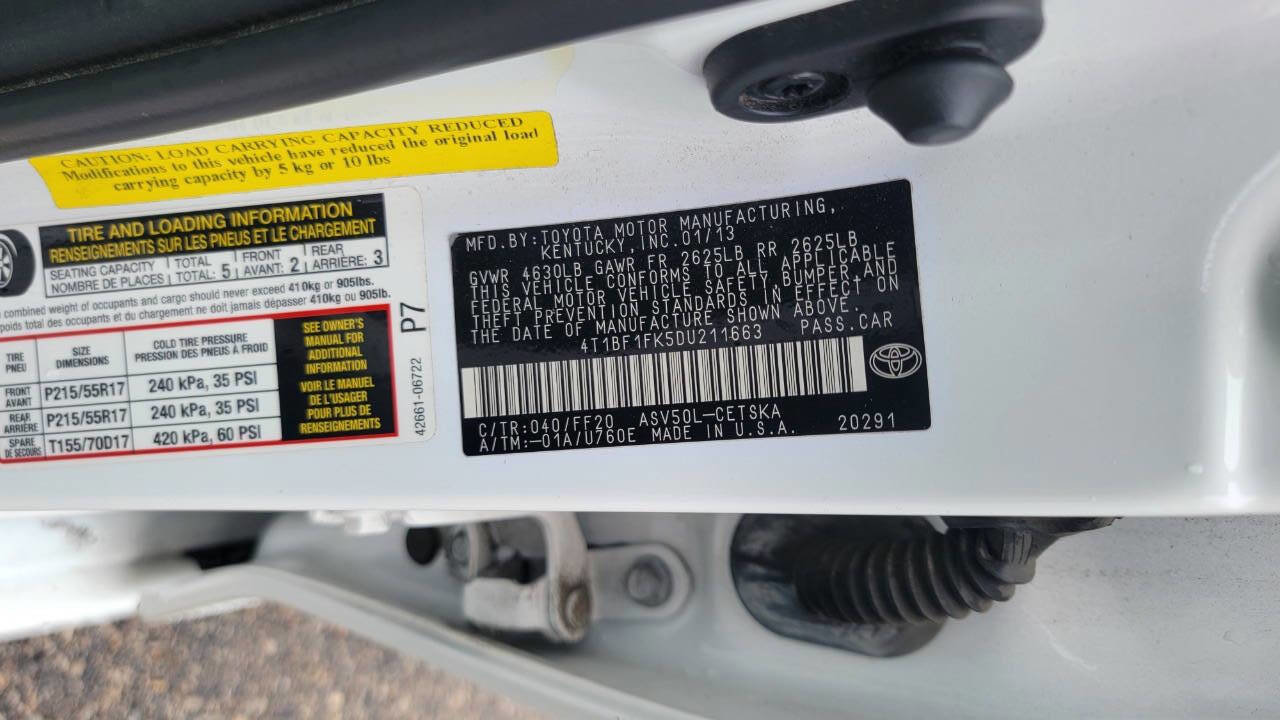 Used 2013 Toyota Camry SE image 27