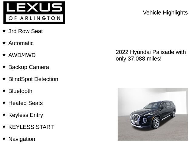 Used 2022 Hyundai Palisade SEL w/ Premium Package image 8