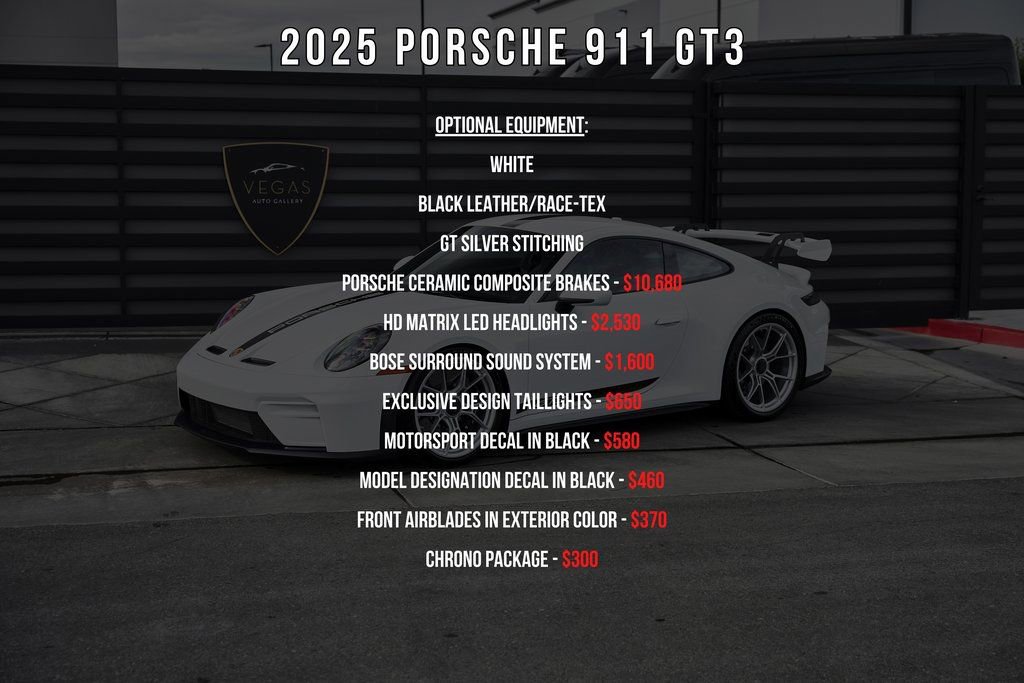 Used 2025 Porsche 911 GT3 w/ Chrono Package RWD image 5