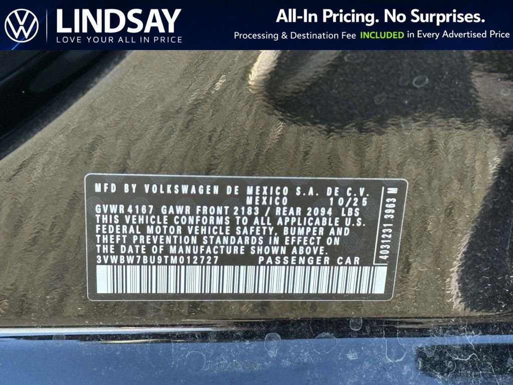 New 2026 Volkswagen Jetta Sport image 22