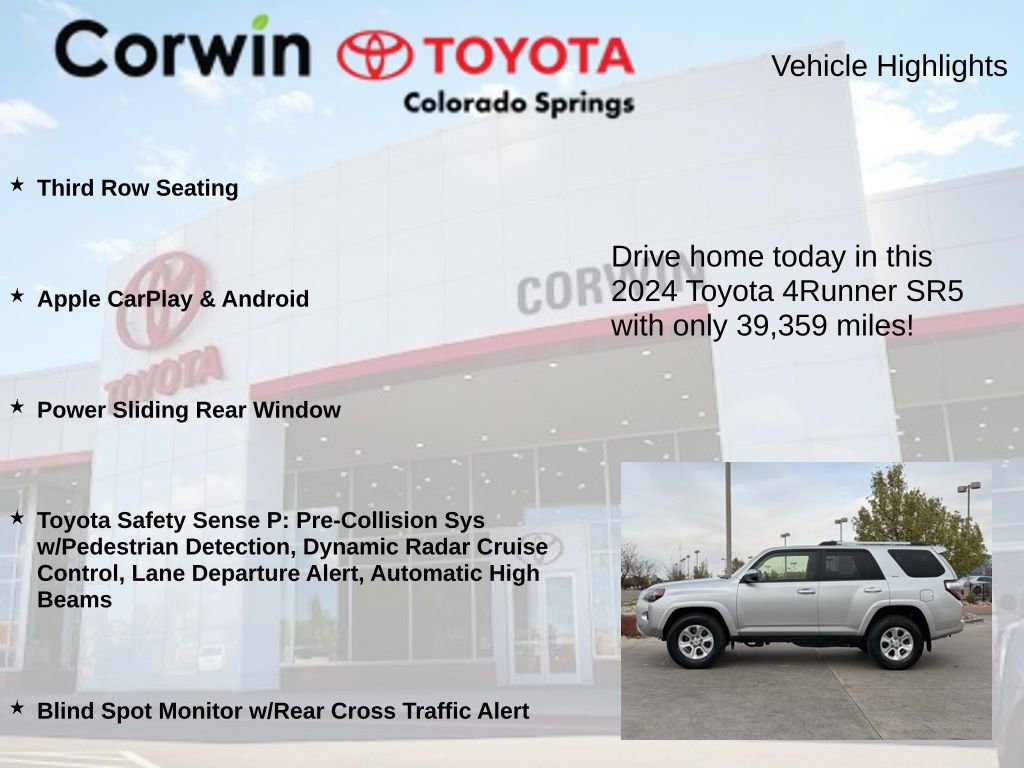 Used 2024 Toyota 4Runner SR5 AWD/4WD image 6
