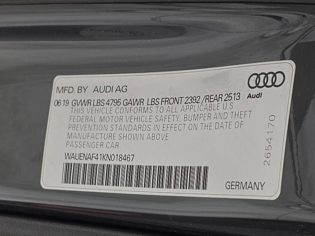 Used 2019 Audi A4 2.0T Premium Plus w/ Premium Plus Package image 34