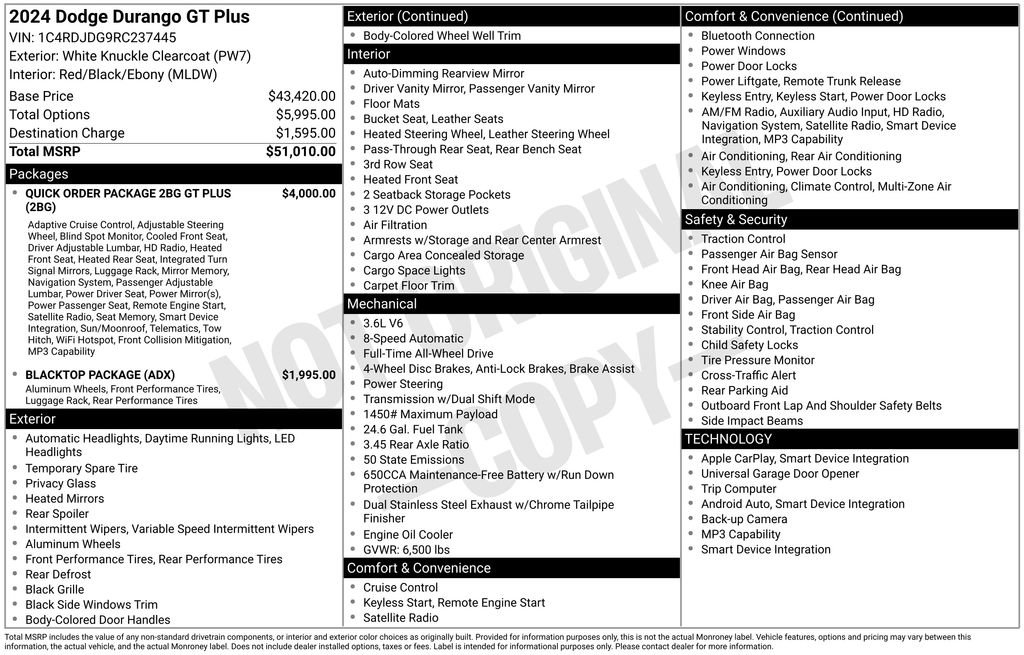 Used 2024 Dodge Durango GT AWD/4WD image 9