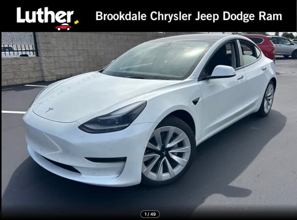 Used 2022 Tesla Model 3 Long Range AWD/4WD image 1