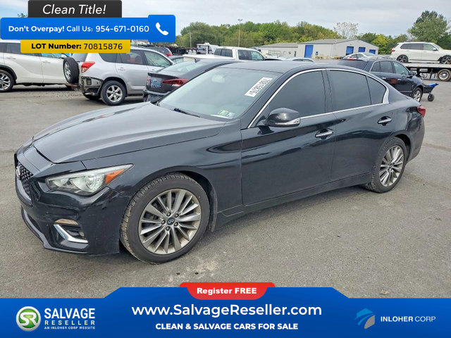 Used 2018 INFINITI Q50 Luxe w/ Essential Package (3.0T Luxe)