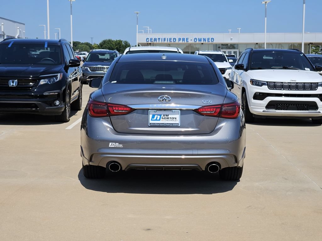 Used 2022 INFINITI Q50 Luxe w/ Cargo Package RWD image 8