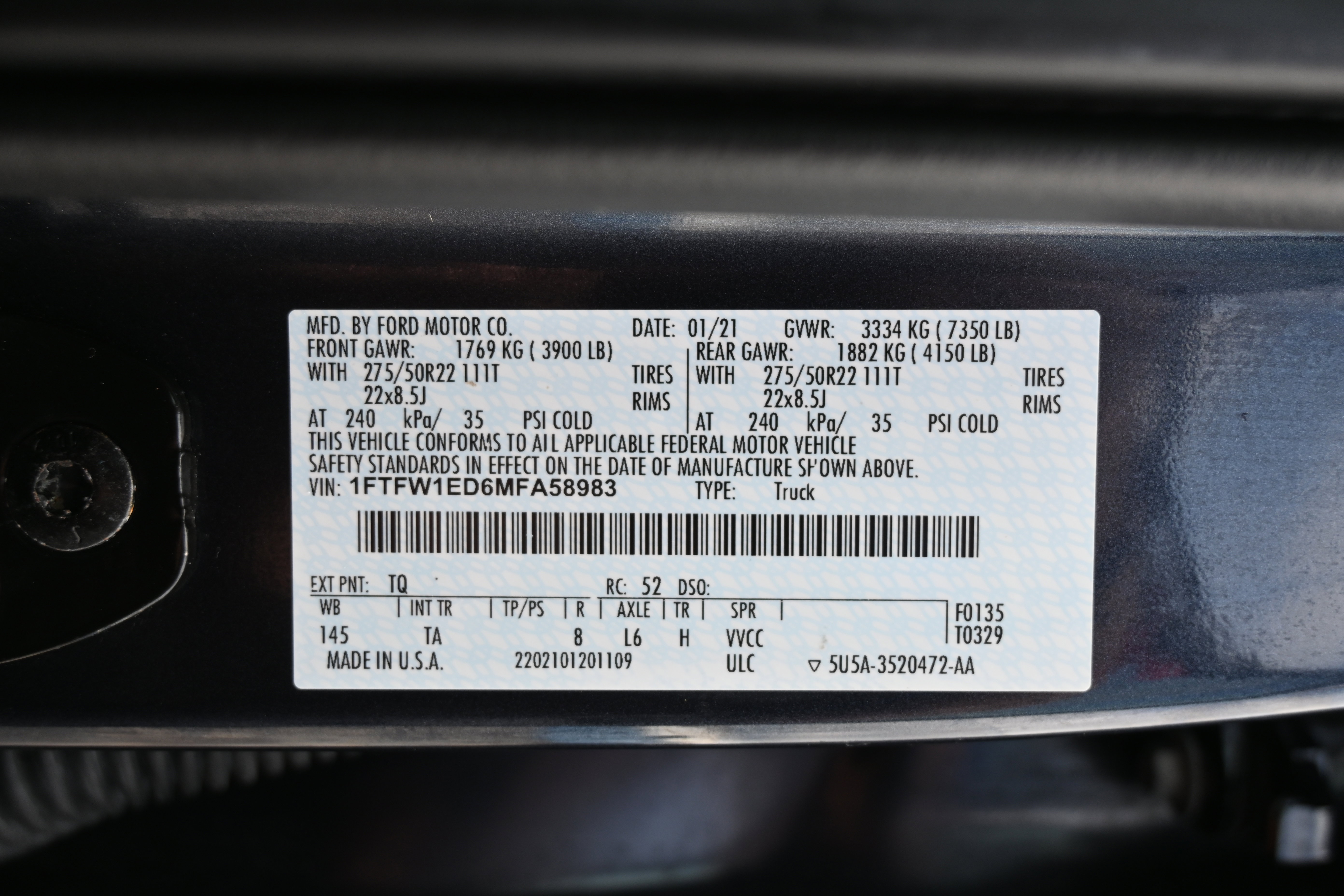 Used 2021 Ford F150 Limited image 10