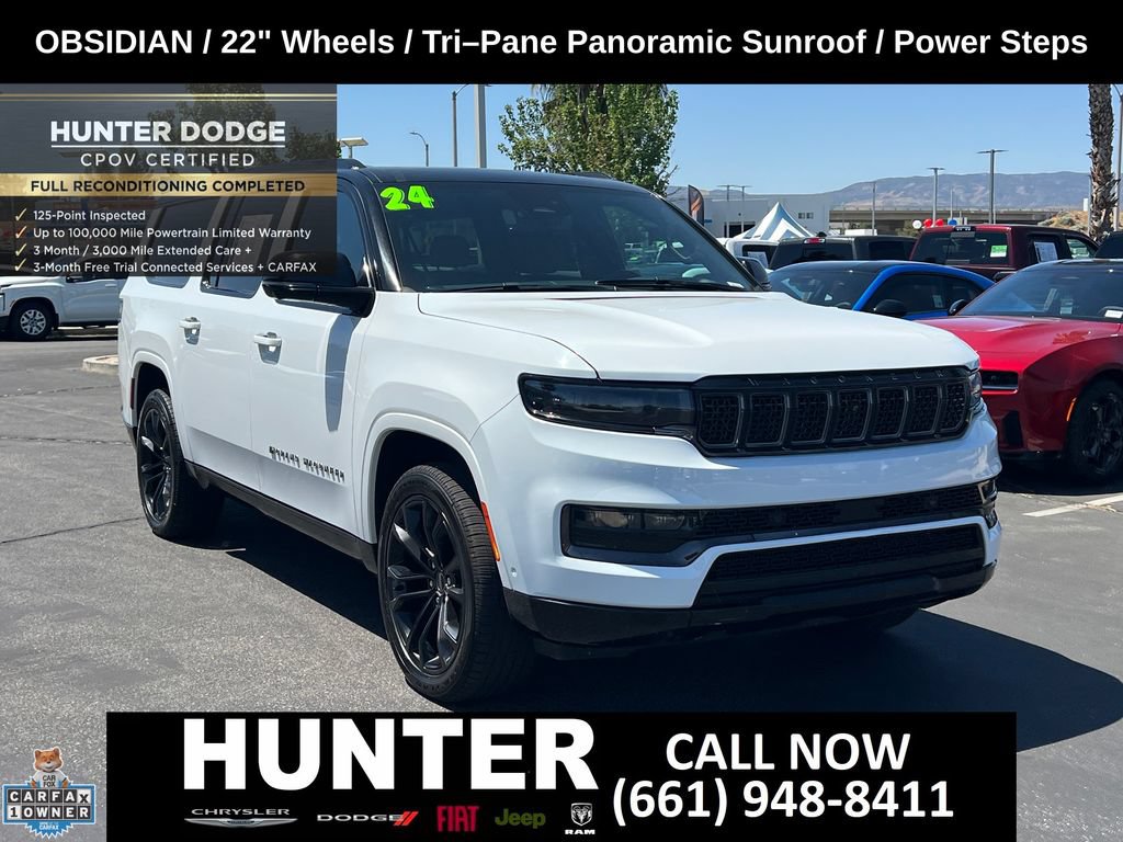 Certified 2024 Jeep Grand Wagoneer L Series II w/ Quick Order Packagew 28T AWD/4WD image 11