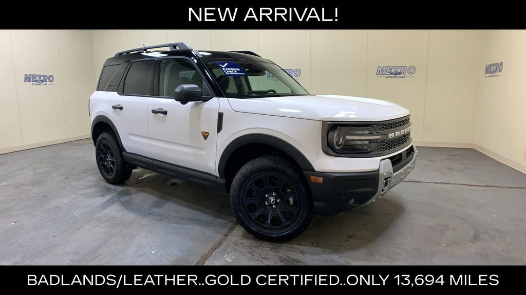 Certified 2025 Ford Bronco Sport Badlands w/ Badlands Tech Package AWD/4WD video 1