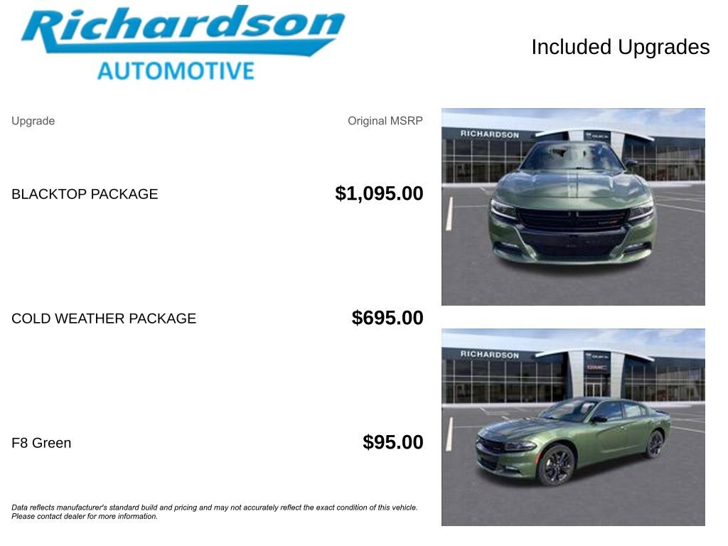 Used 2023 Dodge Charger SXT w/ Blacktop Package AWD/4WD image 6