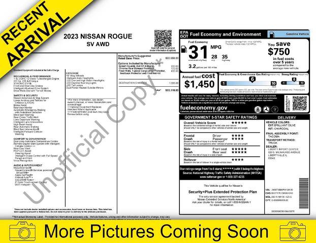 Certified 2023 Nissan Rogue SV