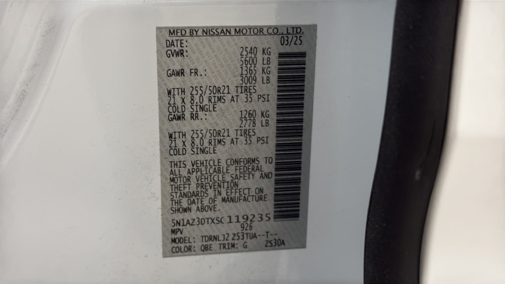 Used 2025 Nissan Murano Platinum w/ Cargo Package AWD/4WD image 28