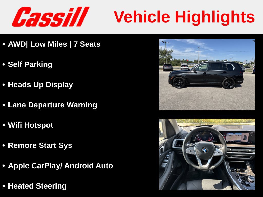 Used 2025 BMW X7 xDrive40i w/ Parking Assistance Package AWD/4WD image 7