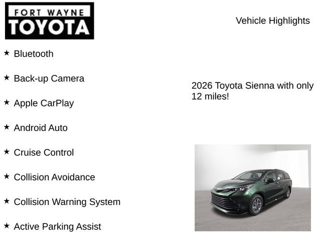New 2026 Toyota Sienna XLE FWD image 7
