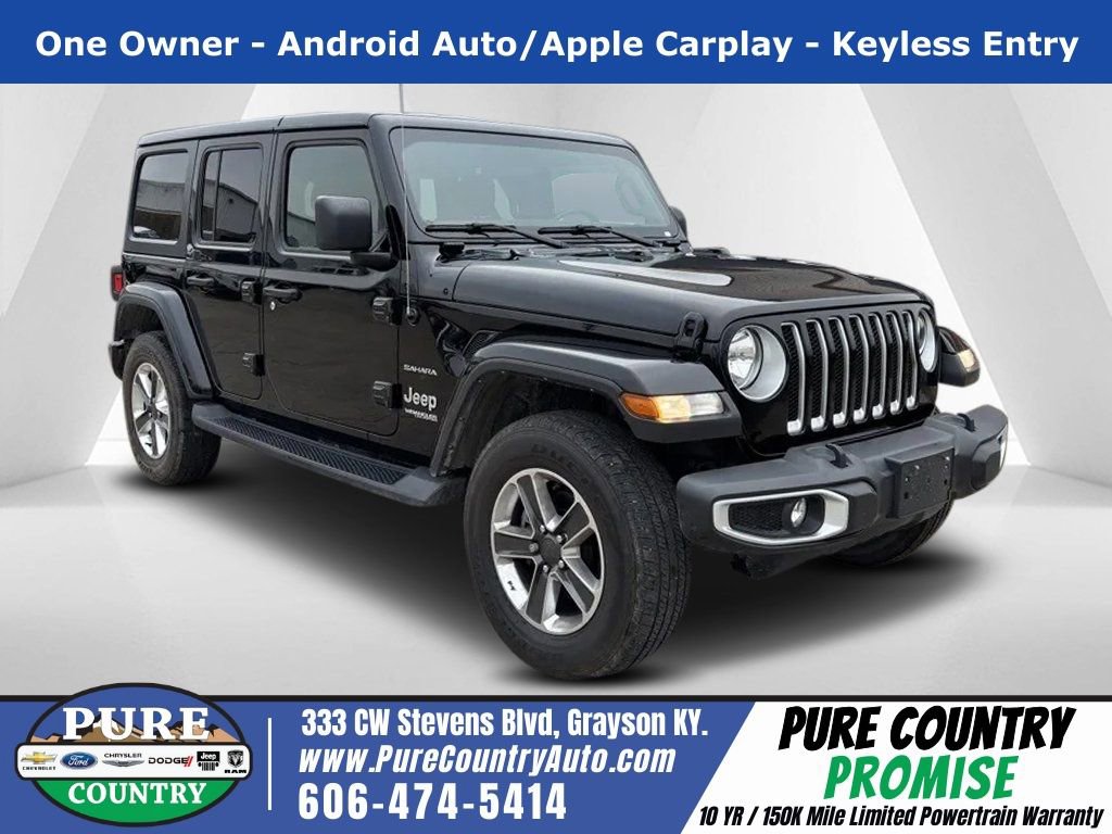 Used 2021 Jeep Wrangler Unlimited Sahara AWD/4WD image 1