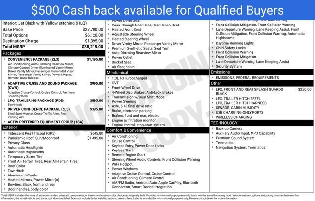 New 2025 Chevrolet TrailBlazer ACTIV w/ Convenience Package image 8