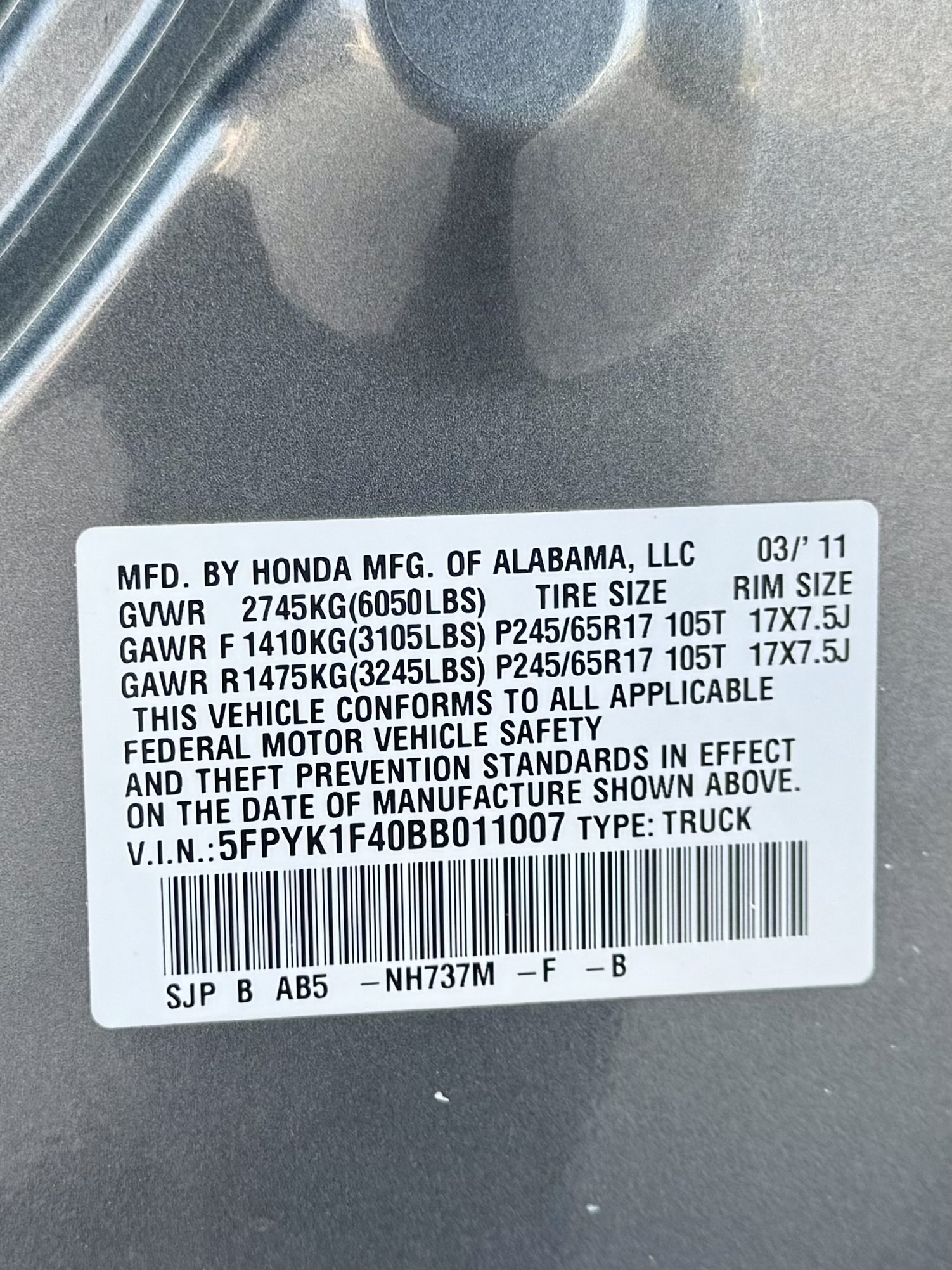 Used 2011 Honda Ridgeline RTS image 29