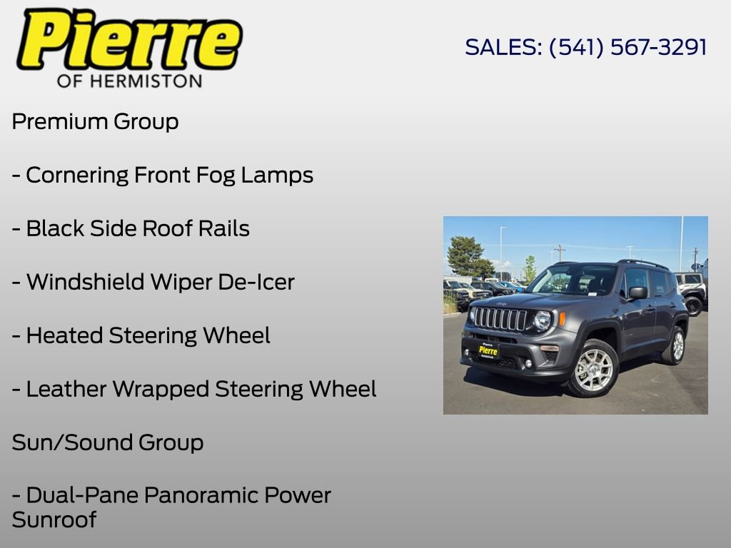 Used 2023 Jeep Renegade Latitude w/ Sun/Sound Group AWD/4WD image 12