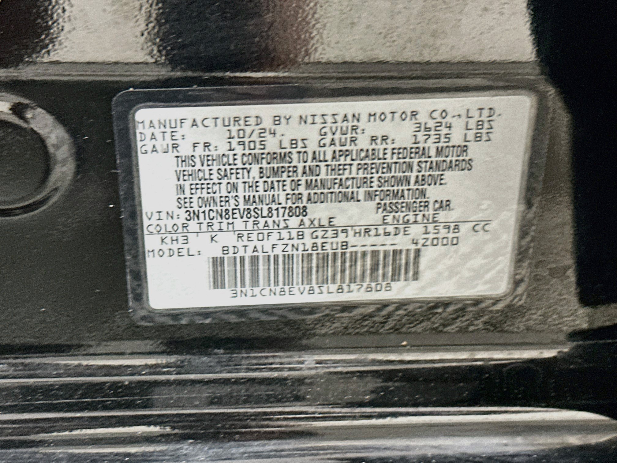 Used 2025 Nissan Versa SV FWD image 12