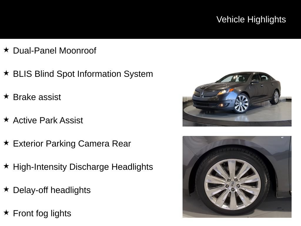 Used 2015 Lincoln MKS AWD w/ Equipment Group 201A image 32