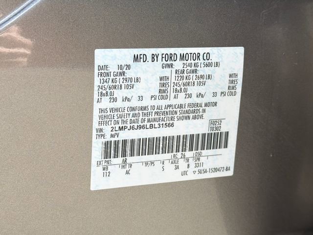 Used 2020 Lincoln Nautilus FWD w/ Equipment Group 101A image 36