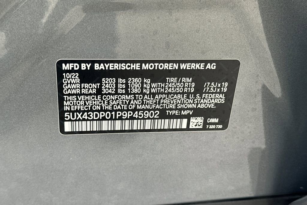 Used 2023 BMW X3 sDrive30i w/ Premium Package image 35