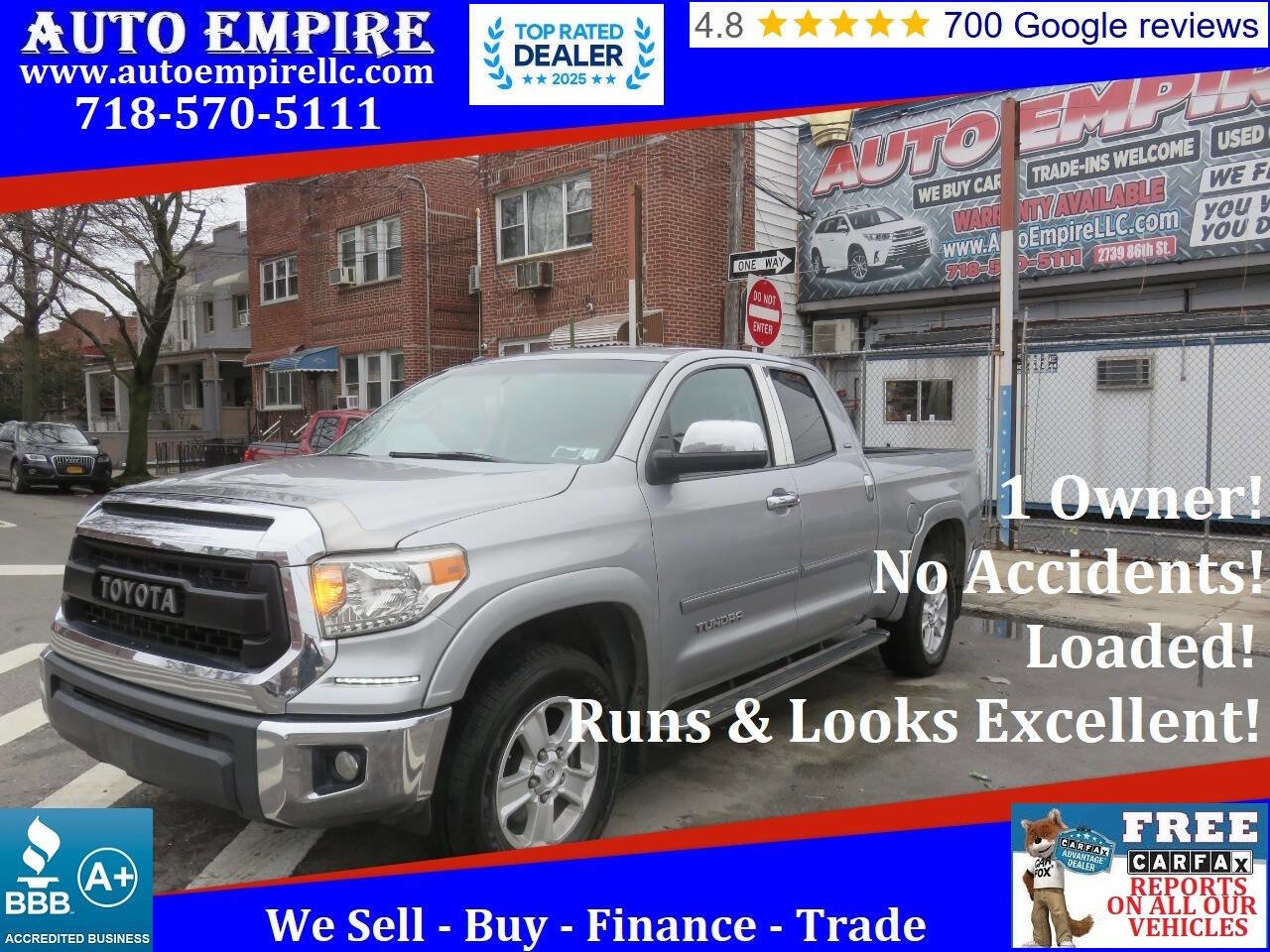 Used 2014 Toyota Tundra SR5 w/ SR5 Upgrade Package AWD/4WD image 1