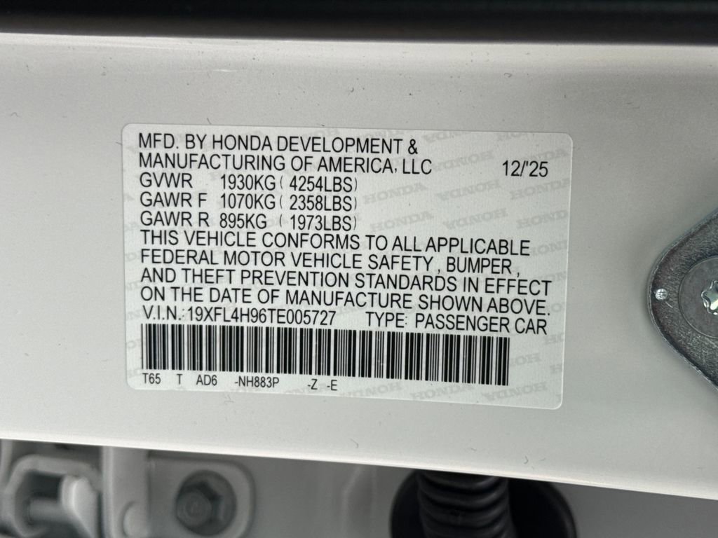 New 2026 Honda Civic Sport Touring image 28