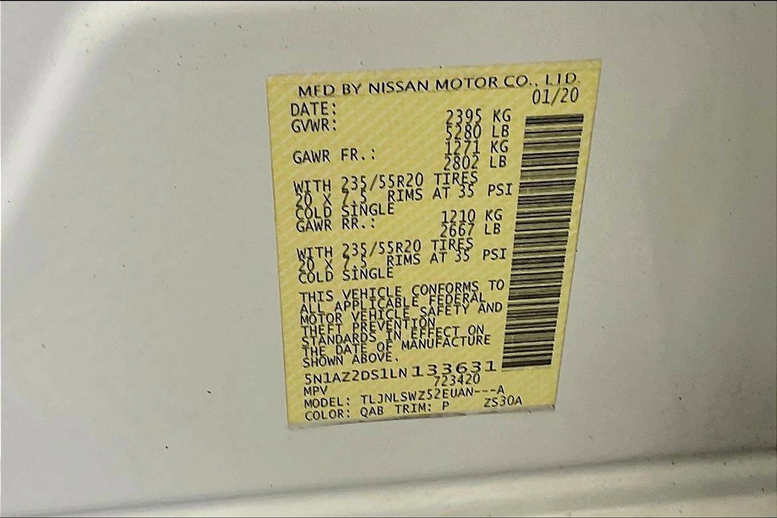 Certified 2020 Nissan Murano Platinum w/ Cargo Package image 19