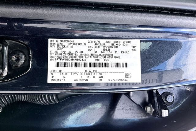 Used 2021 Ford F150 Limited AWD/4WD image 23