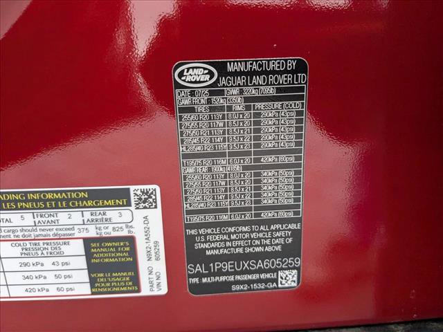 New 2025 Land Rover Range Rover Sport SE image 26