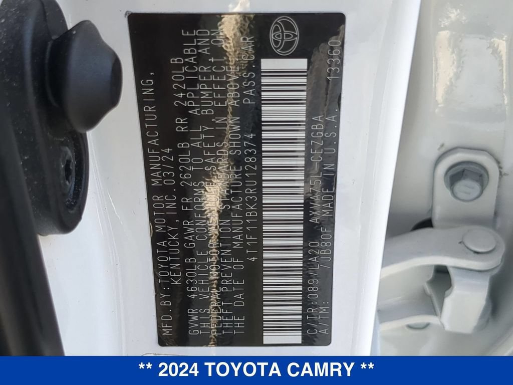 Used 2024 Toyota Camry XLE w/ Cold Weather Package AWD/4WD image 25