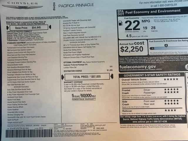 New 2026 Chrysler Pacifica Pinnacle image 41