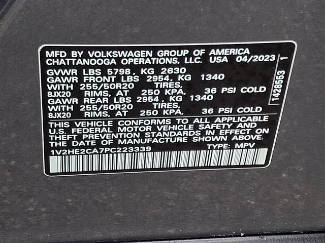 Used 2023 Volkswagen Atlas Cross Sport SE AWD/4WD image 27