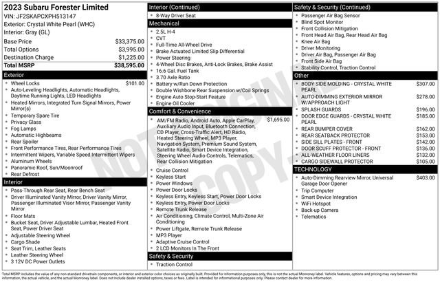 Used 2023 Subaru Forester Limited image 2