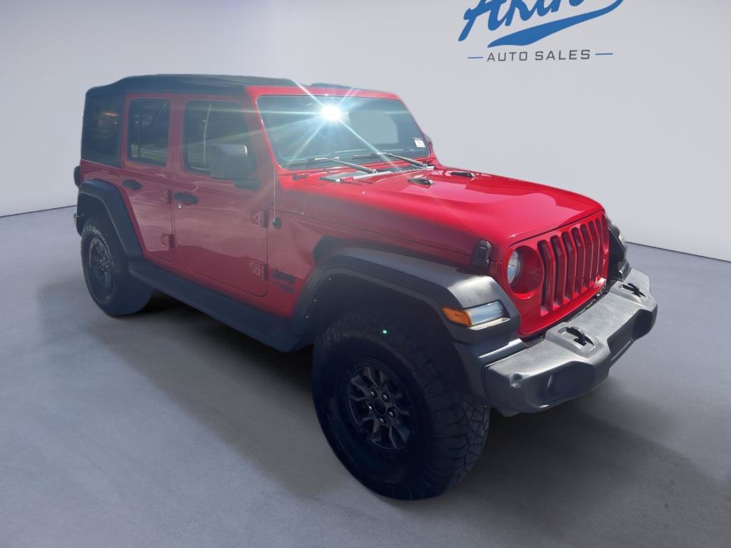 Used 2021 Jeep Wrangler Unlimited Sport w/ Technology Group AWD/4WD image 3