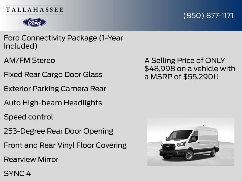 New 2026 Ford Transit 250 148 Medium Roof w/ Load Area Protection Package image 10