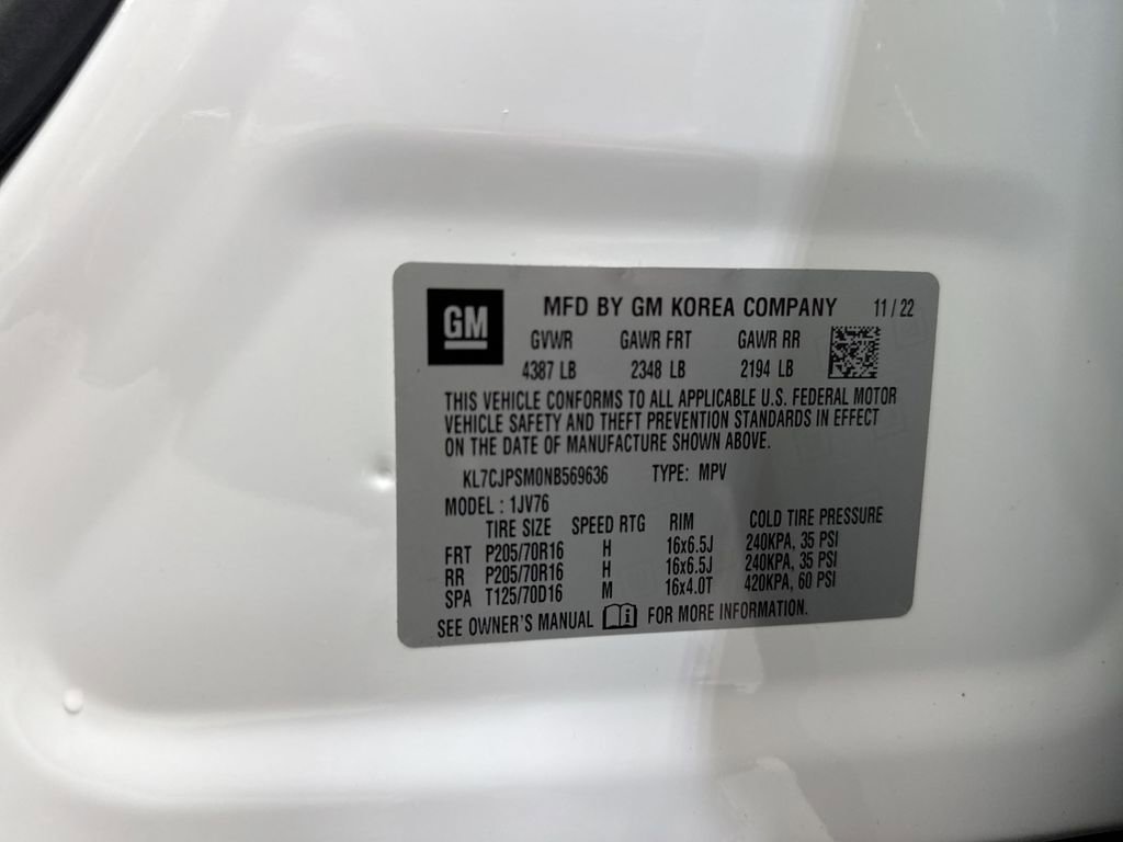 Certified 2022 Chevrolet Trax LT w/ LT Convenience Package image 43