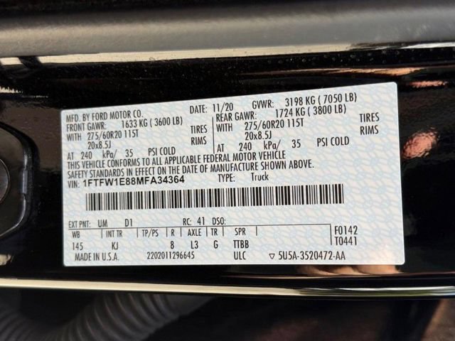 Used 2021 Ford F150 King Ranch w/ Equipment Group 601A High AWD/4WD image 21