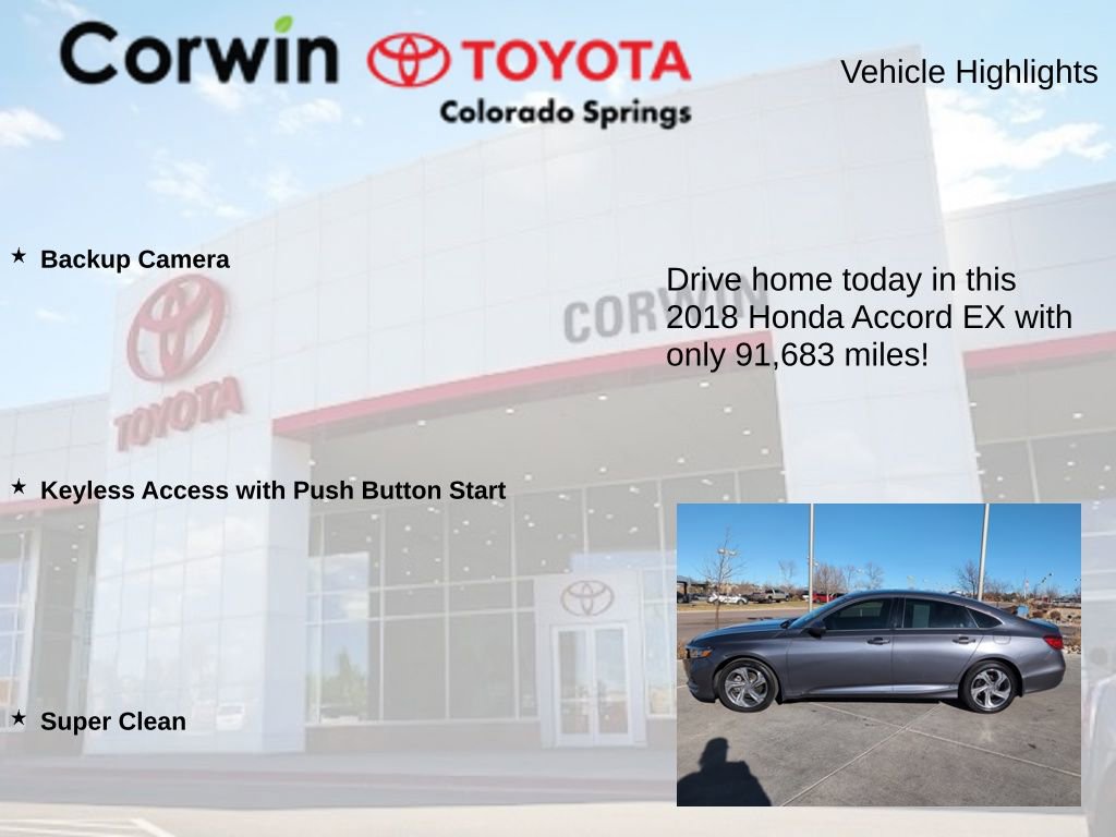 Used 2018 Honda Accord EX image 6