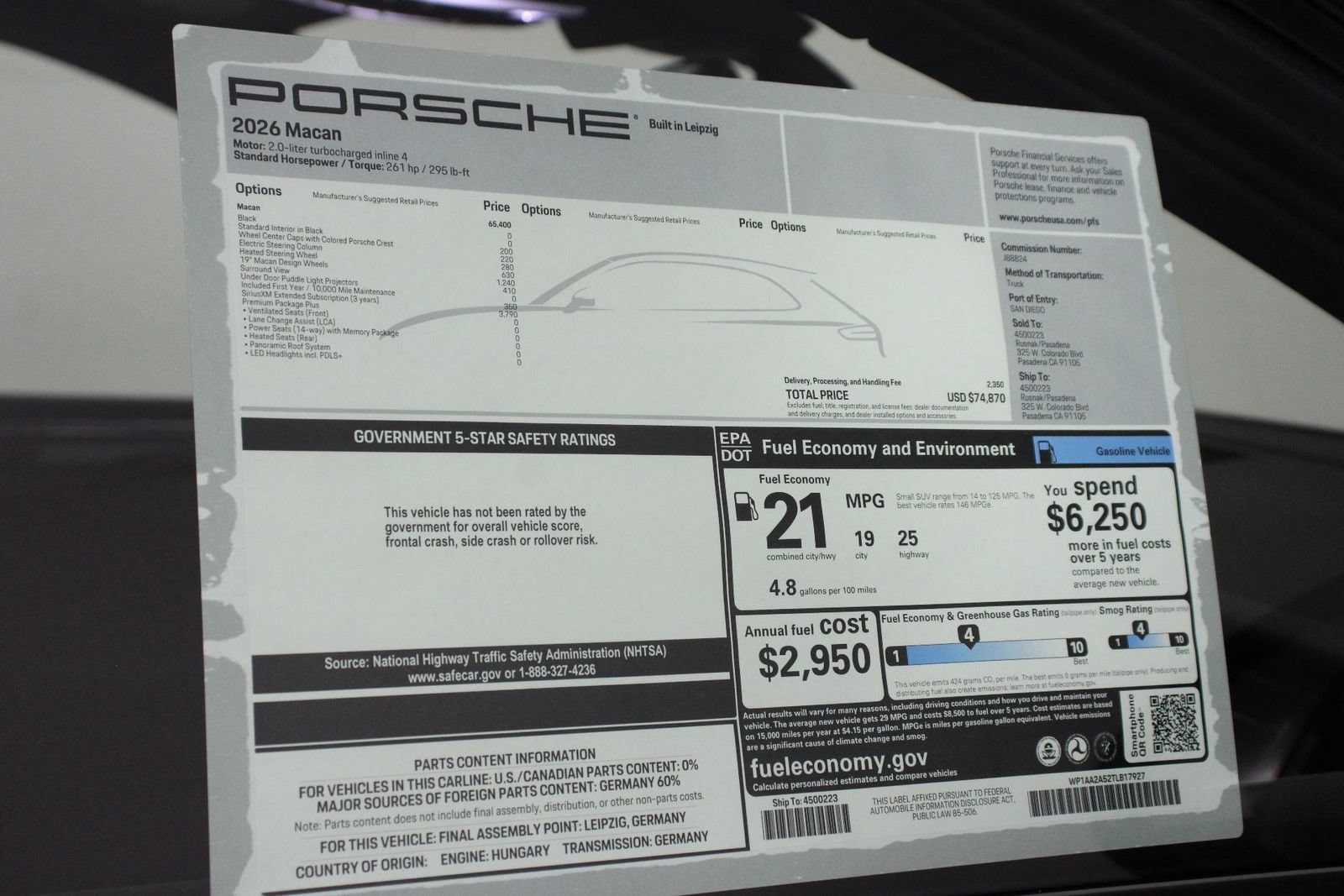 New 2026 Porsche Macan AWD/4WD image 25