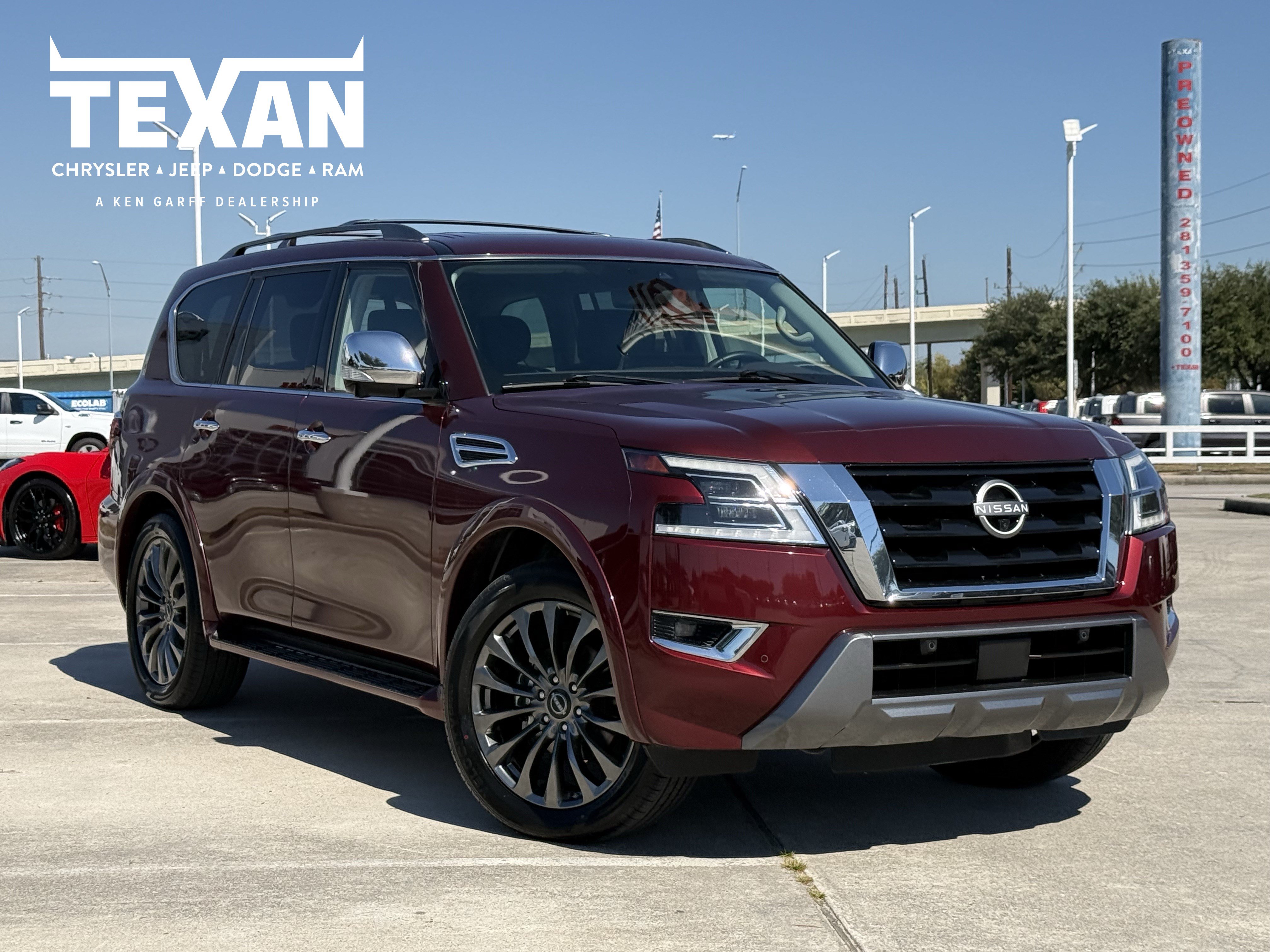 Used 2023 Nissan Armada Platinum w/ Captain's Chairs Package AWD/4WD image 1