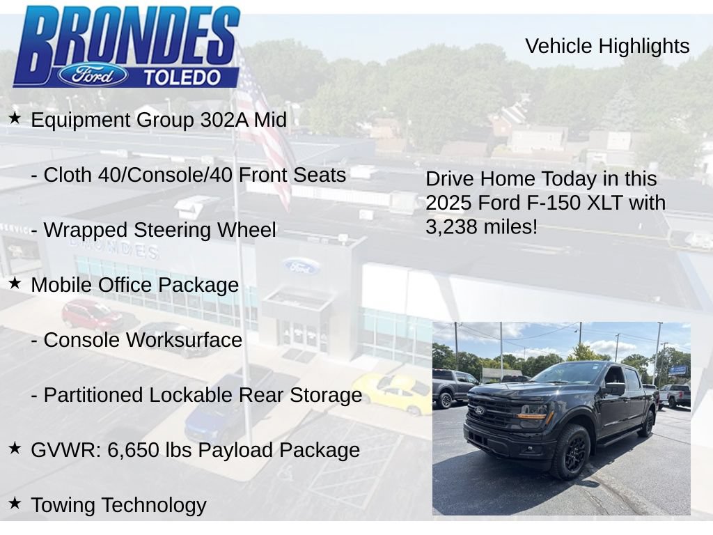 Used 2025 Ford F150 XLT w/ Equipment Group 302A MID AWD/4WD image 22