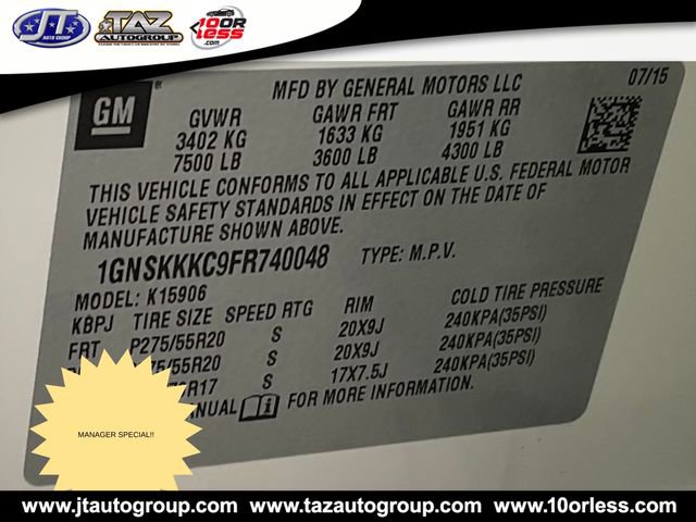 Used 2015 Chevrolet Suburban LTZ image 21