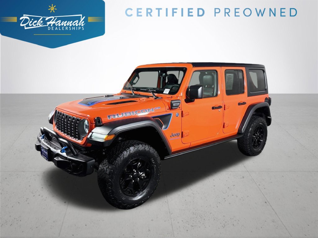 Certified 2023 Jeep Wrangler Unlimited Rubicon 4xe AWD/4WD image 1