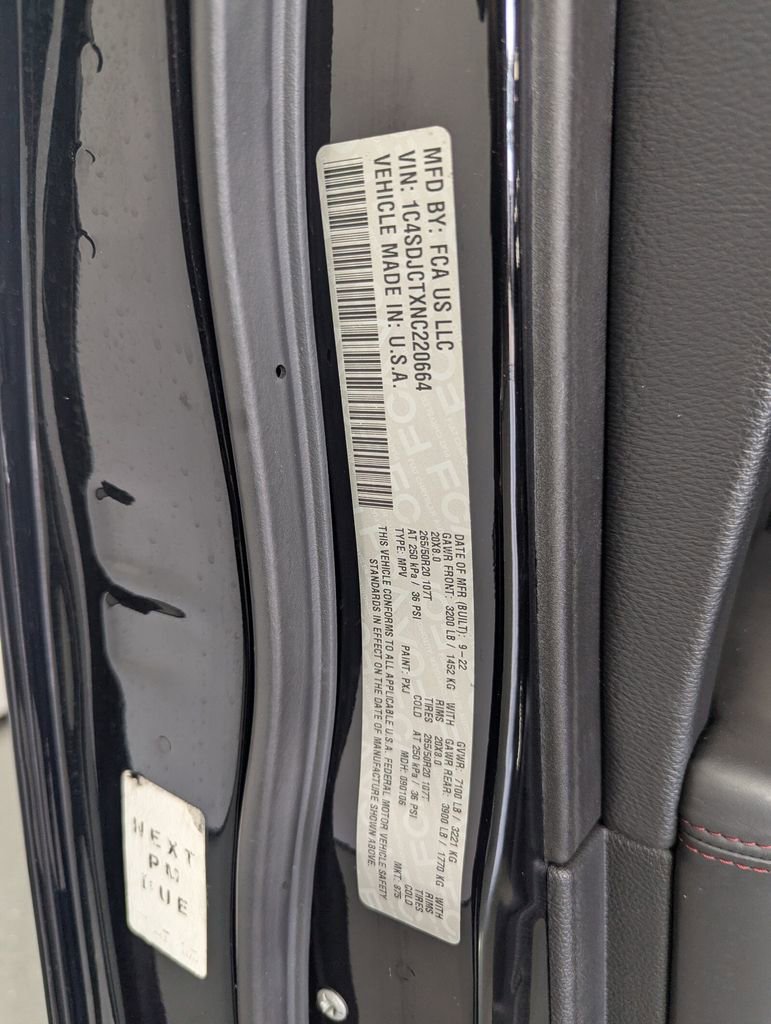 Used 2022 Dodge Durango R/T w/ Blacktop Package image 32