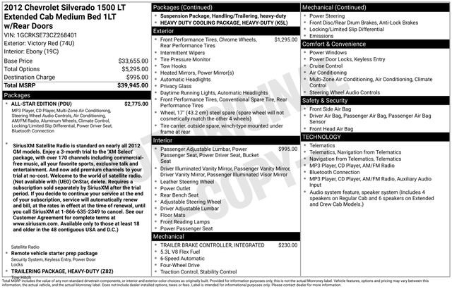 Used 2012 Chevrolet Silverado 1500 LT w/ All-Star Edition AWD/4WD image 10