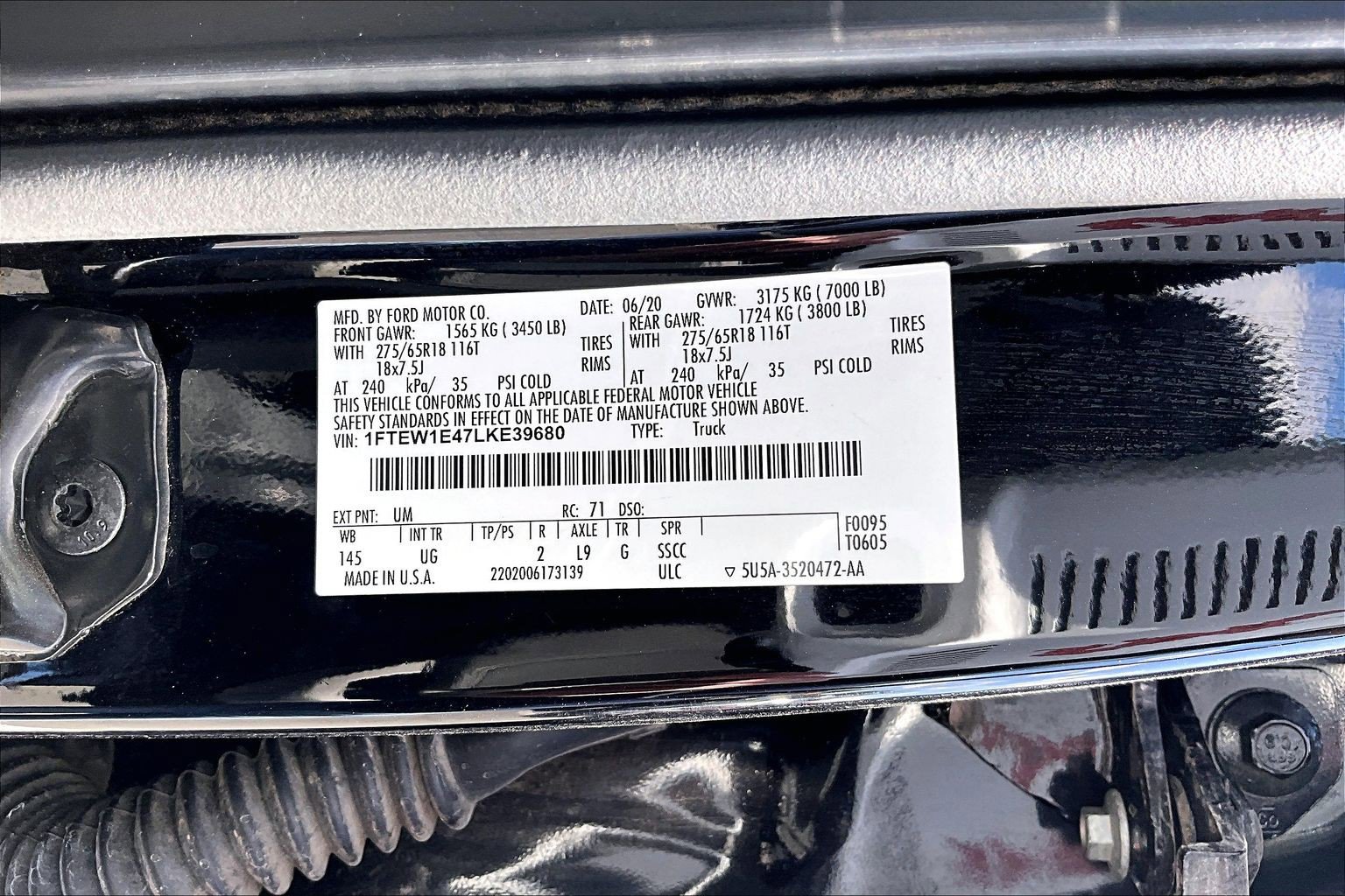 Used 2020 Ford F150 XLT w/ Equipment Group 302A Luxury AWD/4WD image 24